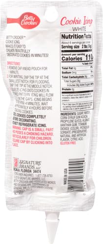 BETTY CROCKER COOKIE ICING, WHITE, 7 OZ