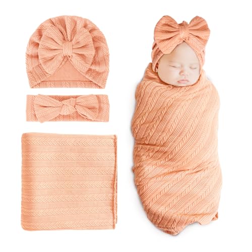 Dreshow Baby Swaddle and Hat Set