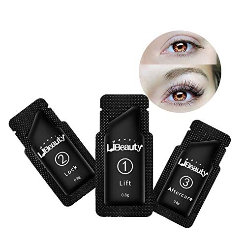 Libeauty Lash Lift Kit, Eyelash Perm Kit, Sachet Disposable Upgraded