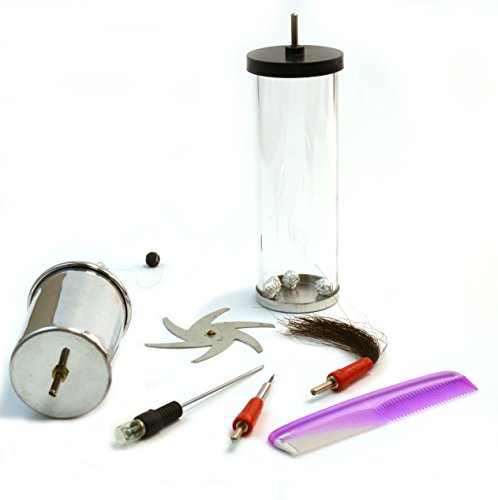 7 Piece Electrostatic Kit To Be Used With Van De Graaff And Wimshurst Machines