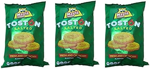 MayteTostones 100 gr. - 3 Pack/Toston Salted 3.53 oz. - 3 Pack