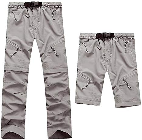 Ayistelu アウトドアウェア パンツ メンズ トレッキング 登山 速乾 通気 撥水 薄手 スポーツパンツ コンバーチブル 2way 取り外し ハイキング 春夏秋 ロングパンツ