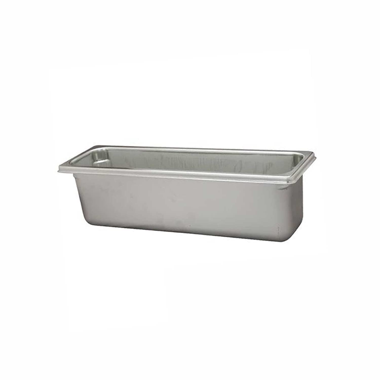 Paderno World Cuisine 12 3/4 inches by 7 1/8 inches Stainless-Steel Hotel Pan - 1/3 (Depth: 6 inches)