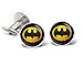 SharedImagination Batman Cufflinks, Batman Jewelry, Batman Cuff Links Link, Justice League Wedding Party Gift, Avengers Groomsmen Gifts