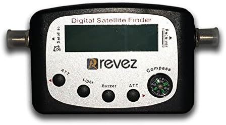 Revez SP31 Digital Satellite Finder / Meter with LCD Display and Compass FREE 1.5m Patch Cable