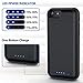 Battery Case for iPhone 6 6S 7 8, Upgraded 6000mAh Portable Charging Case Protective Slim Rechargeable Extended Battery Pack Charger Case