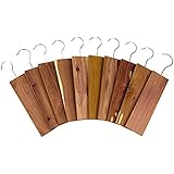 11 Pack Protection Cedar Hang Up Closet Light Cedar Aroma Protection Large Size (9" x 2.6" x .4" Inches)