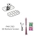Adjustable Sandwich Pusher and 3D Bottom Screen Acessories Replacement for Pax 2 & Pax 3