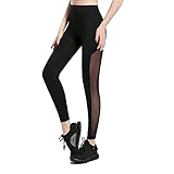 Yoga Pants, FEIVO Women's High Waist Mesh Stretchy Yoga Running Dancing Workout Sports Ankle Length Leggings Pants.