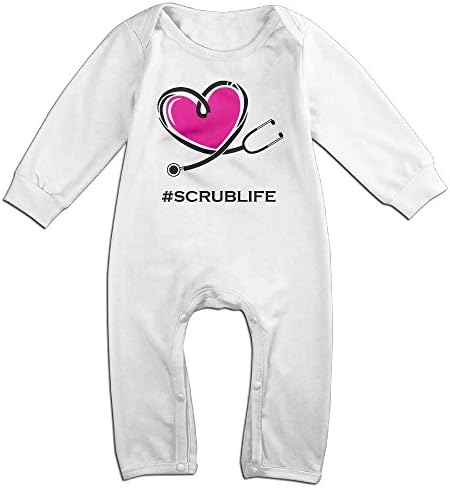 Baby Scrub Life Nurse Lightweight Long Sleeve Bodysuit