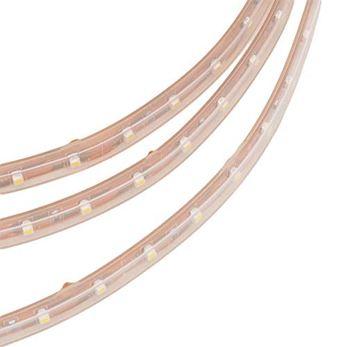 LEDwholesalers 16.4-Feet Waterproof Flexible Ribbon Strip with 300xSMD3528 LED in Silicone Sleeve 12 Volt, White, 2047WH - Thumbnail 2