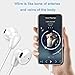 Earbuds with Mic and Volume Control, Headphones with Microphone for iPhone 7 Earphones Noise Cancelling for 7Plus 8Plus X XS Max XR Ear Buds (Wired Bluetooth Connectivity)