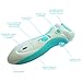 Electric Rechargeable Foot Callus Remover - Removes Dead, Hard Skin, Callouses on Feet - A Must-Have Electronic Foot File Pedicure Tool for Spa-Like Soft & Smooth Feet (Aqua)