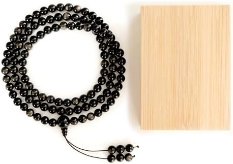 Tibetan 108 beads Kapala Mala, made of the skull bones of Tibetan