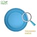 GET FRESH Bamboo Bowls 4 Pack, Bamboo Fiber Dinnerware Set, Non-toxic Bamboo Dinnerware Multiple Colors, Bamboo Fiber Bowls for Healthy Dining