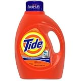 Tide Original Scent HE Turbo Clean Liquid Laundry Detergent, 100 oz, 64 loads (Pack of 4)