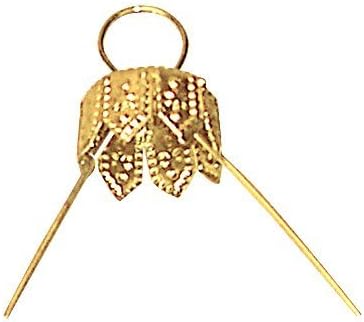 Ornament Cap For Crafters Has Old-World Styling - Gold (Pkg/100)