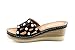 CALICO KIKI Women's Slip-on Wedge Memory Form Cushioned Insole Padded Sandals