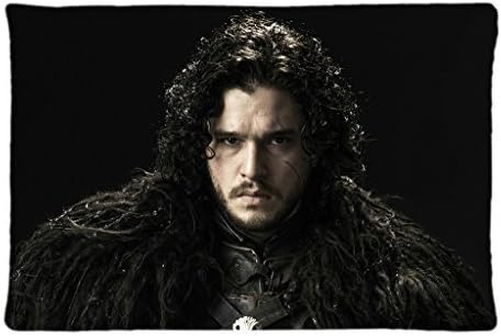 Custom KIT HARINGTON JON SNOW GAME OF THRONES JUSTICE Pillowcase 20x30 Rectangle Soft Cotton Pillow Case one Side Pattern Printed