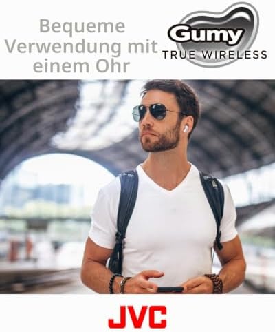 HA-Z77T-B Gumy True Wireless Kopfhörer mit weichen Elastomer Ohrstöpseln, 3 Sound-Modi, Bluetooth 5.3, 24 Std. Akkulaufzeit, iPX4 Spritzwasserschutz, (Olive Black)