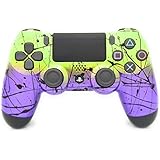 Hand Airbrushed Fade Playstation 4 Custom Controller (Purple &amp; Green)