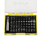 Hiltex 10060 1/4-inch Hex Shank Security Bit with Magnetic Extension Bit, 61 Piece Set | CR-V Steel