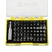 Hiltex 10060 1/4-inch Hex Shank Security Bit with Magnetic Extension Bit, 61 Piece Set | CR-V Steel primary