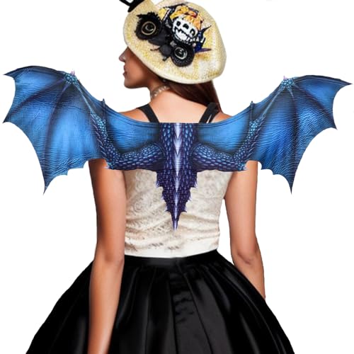 MENGKAO Dragon Costume Kids Dinosaur Wings Tail Mask Set Boys Girls Children Dress Up Dino Props for Halloween Cosplay