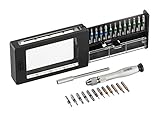 ARES 72109 | 26-Piece Precision Screwdriver and Bit Set | Heat Treated CR-V Steel & Precision CNC Machining | Includes Storage Case, Magnetic Bit Holder & Screwdriver | For Electronics & iPhone Repair