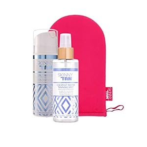 Skinny-Tan-Coconut-Water-Tanning-Mist-Skinny-Tan-Coconut-Water-Serum-Bundled-with-Official-Skinny-Tan-Tanning-Mitt Skinny Tan Coconut Water Tanning Mist, Skinny Tan Coconut Water Serum Bundled with Official Skinny Tan Tanning Mitt