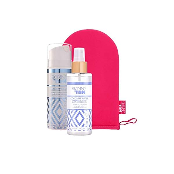 Skinny-Tan-Coconut-Water-Tanning-Mist-Skinny-Tan-Coconut-Water-Serum-Bundled-with-Official-Skinny-Tan-Tanning-Mitt Skinny Tan Coconut Water Tanning Mist, Skinny Tan Coconut Water Serum Bundled with Official Skinny Tan Tanning Mitt