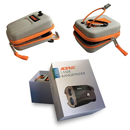 AOFAR G2 Golf Rangefinder with Slope 600 Yards Laser Range Finder 6X 25mm Waterproof, Pulse Vibration, Carrying Case, Free Battery, Gift Packaging - Thumbnail 4