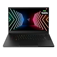 Razer Blade 15 Gaming Laptop: NVIDIA GeForce RTX 3070 - 11th Gen Intel 8-Core i7 CPU - 15.6” FHD 144Hz - 16GB RAM - 512GB SSD - CNC Aluminum - Chroma RGB Lighting - Thunderbolt 3