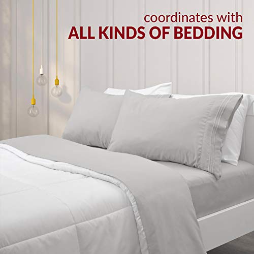 Mellanni Pillow Cases Standard Size Set of 2 Iconic Collection