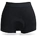 Incontinence Underwear Womens Active Brief (Black) with Super-absorbent (14 Oz) White Bamboo Charcoal Pad. (Large)