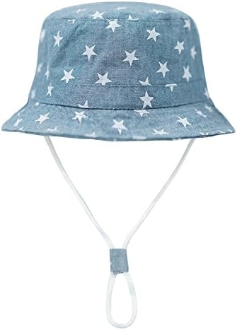 Baby Sun Hat Toddler Kids Dinosaur Hat Sun Protection Bucket with Chin Strap