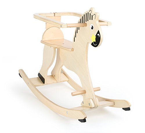 small foot Schaukelpferd mit Schutzring, Pferdesitz für Kleinkinder, aus Holz, ab 12 Monaten. Art-Nr. 10746 – Bild 3