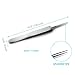 Tweezers for Eyelash Extensions - Set of 3 - Strong Grip, Stainless Steel, Tube Case. Needlepoint for Ingrown Hair, Eyebrow Shaping, Extractions. Great for Tiny Electronic Components