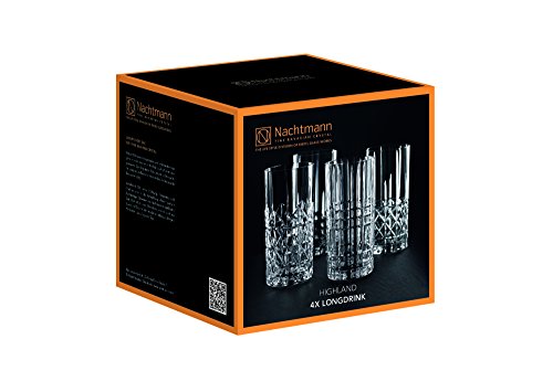 Nachtmann 4-teiliges Longdrink-Set, Kristallglas, 445 ml, Highland, 0097784-0 – Bild 7