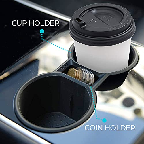 BMZX Tesla Model 3 Model Y Cup Holder Insert Silicone Cup Keeper Fits