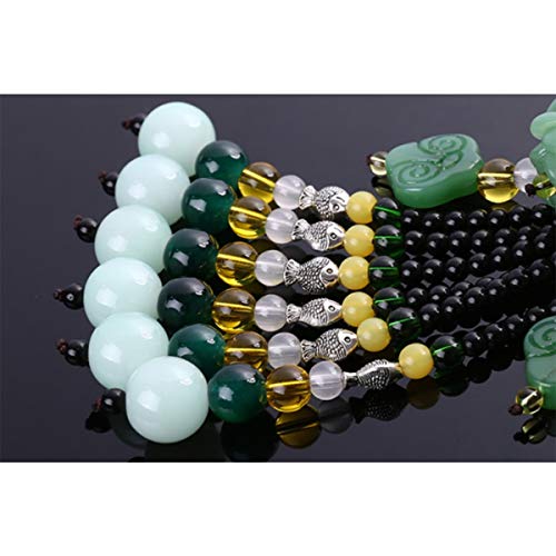 Tongboshi Car Pendants, Home Decoration Pendants, high-end car interiors, car Perfume Decorations, Men and Women Creative Gourd Pendants, Safe and Hoist (Color : Light Green)