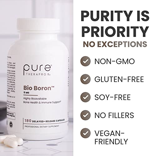 Pure TheraPro Rx Bio Boron, 5mg/Capsule, 180 Capsules,