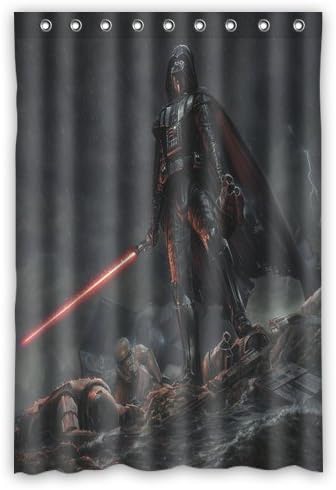 Scottshop Custom Star Wars Shower Curtain High Quality Waterproof Polyester Fabric Bathroom Shower Curtains 48" x 72" Inch