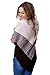 WozWoz Women's Poncho Long Sleeve Jumper Cape Sweater Fall