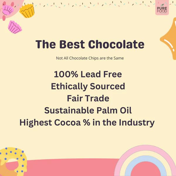 PURE FOOD BY ESTEE NON-DAIRY DARK CHOCOLATE CHUNKS, 200 GR