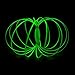 GloFX Glow Flow Ring - Green - UV Reactive Glow in The Dark Magic Kinetic Arm Spring Interactive Toy