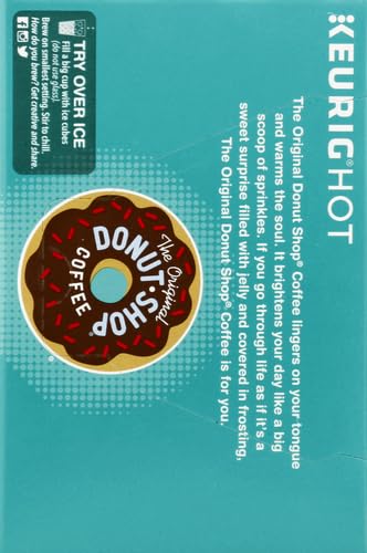 THE ORIGINAL DONUT SHOP DARK KEURIG SINGLE-SERVE K-CUP PODS, DARK ROAST COFFEE, 72 COUNT
