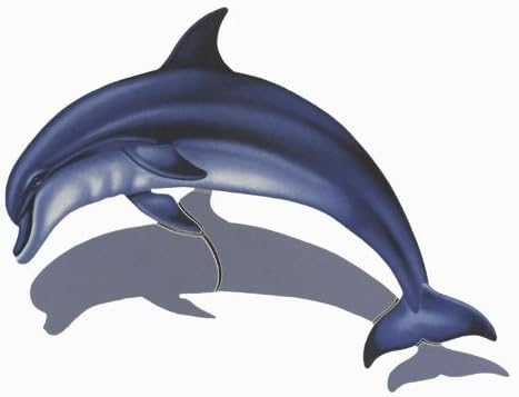 Porcelain Bottlenosed Dolphin - A w/Shadow Small