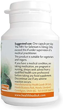 Selenium 200mcg x 90 Capsules (Magnesium Stearate Free), 1 count (Pack of 90) - Image 4