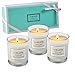 LA BELLEFÉE Scented Candles, Natural Soy Wax Candles for Home Scented for Her Women Christmas Gifts Christmas Decoration, Cotton Wick Votive Candle Fragrances of Pear & Freesia, Blood Orange, Bluebell